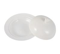 CLISPEED Vassoio per Esporre Dessert Coperchio in Bianco Porta Torta per Dolci Matrimoni e Feste