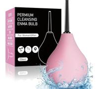 Clistere per pulizia ano anale - Peretta per Clistere Adulti Per Doccia Anale Lavanda Vaginale,per Donne Uomini Kit di Bulbi per Clistere 224ml（Rosa）