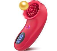 Clitorale Vibratore Sesso Giocattolo per Donne e Coppie, Stimulazione Clitorale Flapping, Toccando Vibrating Wand Massager, LCD 9 modalità di vibrazione, Stimulatore del puntino G del capezzolo