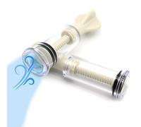 Clitoris Sucker Sucker per il piacere sessuale, pompa di aspirazione del capezzolo giocattolo del capezzolo regolabile per le donne Cupping pompa al vuoto Fica del clitoris (2CM)