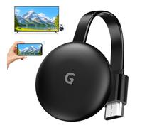CLIUNT 2.4/5 GHz Dongle HDMI Wireless, 4K 1080P HD Wireless WiFi Display Dongle, Miracast HDMI Dongle Compatibile con Android/i-OS/Supporta Airplay/DLNA/Smartphone