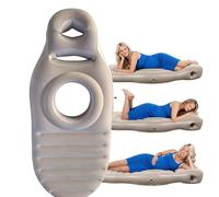 CLIUNT Cuscino gonfiabile per gravidanza, per dormire, per donne incinte, cuscino per gravidanza, per tutto il corpo, galleggiante in piscina per gravidanza, per chi dorme sullo stomaco