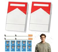 CLIUNT Giocattolo per Bolle di Sapone, Mini Giocattolo Soffia Bolle, Macchina per bolle di sigarette, Mini bolle Regalo Divertente Per Uomini E Donne,Ideale Per Feste,Compleanni