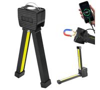CLIUNT Gym Lamp for Posing, Posing Lamp, 7th Gear Dimming, Portable Magnet LED Flashlight with Hanging Hook, Magnetic Work Light with 180 Degree Folding, for Fitness, Camping, Hiking