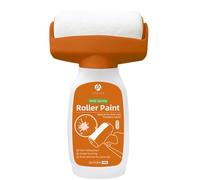 CLIUNT Wall Repair Roller Paint, 500g Pittura Rullo Per Riparazione Pareti, Roller Paint Bianco per Riparazione Muri, 2-In-1 Wall Repair Paint with Roller Brush per Macchie, Crepe, Graffiti, Graffi