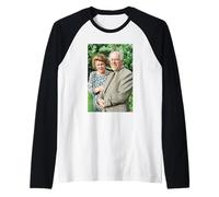 Clive Swift & Patricia Routledge Mantenere Laspetto Maglia con Maniche Raglan