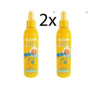 Cliven Corpo 2X200 ML Solare fatt. 6 spray protezione per mare piscina montagna