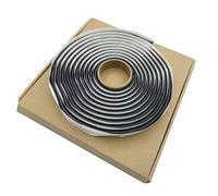 CLKE 1 nastro butilico, guarnizione sigillante in cordino preformato, nastro impermeabile adesivo butilico con scatola, per parabrezza, luci per auto e telaio porta,nero rotondo, circa 9 mm x 4 m