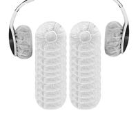 CLKE 100 custodie per casco non tessute estensibili, per casco usa e getta, copri auricolari protettivi per resistente alla polvere e al sudore, 8,5 cm a 10 cm (bianco)