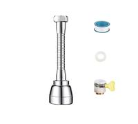 CLKE Rubinetto girevole per rubinetto, prolunga per cucina, lavabo universale in ottone, flessibile rubinetto da cucina a 360°, tre modalità di pressurizzazione anti-schizzi, accessori da cucina 172