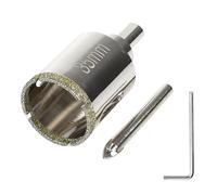 CLKE Sega a campana diamantata, Punte Diamantate, Foretto Diamantato 35 mm, trapano con trapano guida centratore, piastrella apriforo in vetro, per taglio di piastrelle, vetro, ceramica, pietra