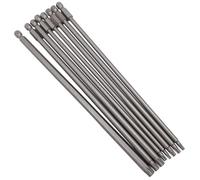 CLKE Set di 8 punte per cacciavite a testa Torx, 200 mm, punte magnetiche di sicurezza a prova di manomissione, codolo esagonale da 1/4", punte per trapano a stella T8 T10 T15 T20 T25 T27 T30 T40