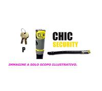 Clm Chic Piaggio Liberty Rst 50/125/200cc 04 Dotted Key Handlebar Lock Nero