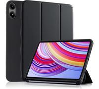 CLM-Tech Custodia compatibile con Redmi Pad Pro 12.1 / Xiaomi Poco Pad 12.1 2024 - Custodia con retro morbido TPU e auto sonno/guardia - nero