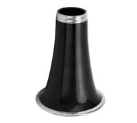 Cloche de Clarinette Saxophone, Pièces de Rechange pour Cloche Tubulaire en ABS, Accessoires Vent, Accessoires pour Saxophones, Clarinette Haut Parleur Trompette (CC28 Black)
