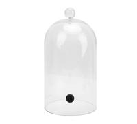 Cloche per Affumicatura Alimenti e Bevande 33cm in Acrilico Trasparente - Coperchio a Cupola per Cocktail e Cibi Affumicati, Design Sicuro per Cucina e Bar (24 cm)