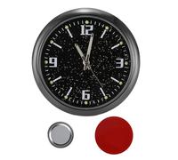 Clock for Car, Stick On Glowing Quartz Watch, Vent Dashboard Clock, Travel, Driving, Commuting, Touring, Men, Women, Drivers, Truck, RV, SUV, Motorcycle, Auto Interior Accessory, 4x4cm