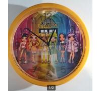 Clock Rainbow High Super Style Round Clock - Orologio da parete rotondo 24 cm