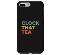 Clock That Tea Meme Teen Lie Tween Gen Z Slang Verità e pettegolezzi Custodia per iPhone 7 Plus/8 Plus