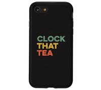 Clock That Tea Meme Teen Lie Tween Gen Z Slang Verità e pettegolezzi Custodia per iPhone SE (2020) / 7/8