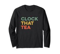 Clock That Tea Meme Teen Lie Tween Gen Z Slang verità e pettegolezzi Maglia a Manica