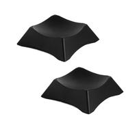 Clockjuan 2 supporti per palloni, espositore, base per sedia per palla da ginnastica, espositore per palloni sportivi, espositore per calcio, stabilità per pallacanestro, calcio, pallavolo, cristallo