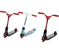 Clockjuan Set di 3 mini monopattino, 2 neri e 1 blu, accessori per tavola da trucco, per feste