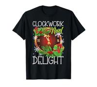 Clockwork Noel Delight Christmas Steampunk Maglietta
