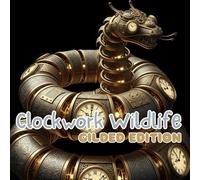 Clockwork Wildlife | Gilded Edition: Luxury Steampunk Mechanical Animal Coloring Book for Adults