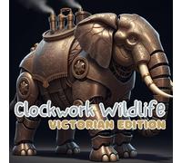 Clockwork Wildlife | Victorian Edition: Ornate Steampunk Mechanical Animal Coloring Book for Adults