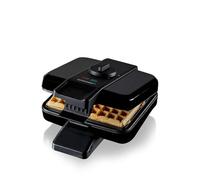 Cloer 1420 Piastra per waffle belgi per 2 waffle belghe 9 x 15,5 cm, piastra doppia con rivestimento antiaderente senza PFAS, grado di doratura regolabile in modo continuo e spia luminosa, 1000 W