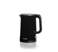 Cloer 4320 Bollitore elettrico 1,5 L, 1500 W, contenitore e coperchio in acciaio inox, spegnimento automatico, protezione dal surriscaldamento, apertura con una mano, indicatore del livello interno