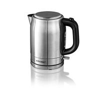 kitchen 4519 Bollitore Elettrico Inossidabile, 2200 W, indicatore del livello dell'acqua, protezione contro il surriscaldamento e il funzionamento a secco, 1 litro, 2 cups, Acciaio Inox