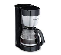 Cloer 5019 Macchina da Caffè Filtro da 10 Tazze, 800 W, caraffa in vetro, funzione di mantenimento in caldo, dimensione del filtro 1x4, nero
