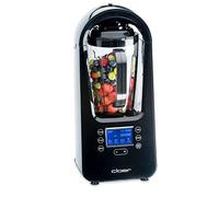Cloer 6980 - Frullatore a vuoto, 800 Watt, 21.000 giri/min, con contenitore, valvola sottovuoto, programma automatico, funzione di pulizia del ghiaccio, colore: Nero