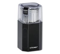 Cloer 7580 Macina Spezie Elettrico, 200 W, per Pesto, Erbe aromatiche, Noci e Grano, Fino a 70 g di Chicchi di caffè, Contenitore Estraibile in Acciaio Inox, Nero, Grams, Plastica Inossidabile