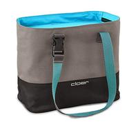 Cloer 810-13 - Borsa Termica Lunch Care System, Borsa per Il Pranzo Fino a 3 contenitori per Il Pranzo, Funzione Isolante, Logo Riflettente, Poliestere, Blu, 9 Litri
