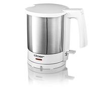 Cloer scaldabagno 4701, 2000 W, protezione contro l'essiccazione e il surriscaldamento, marcatura interna della capacità, 1,5 litri, contenitore in acciaio inossidabile opaco