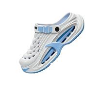 Clogs for Men for Beach Walks, Travel & Everyday Wear, Lightweight Comfort Shoes for Active Men (Blue,38)