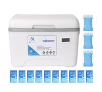 Cloid Portatile - Scatola Più Fredda | 8L Piccoli Refrigeratori Da Campeggio Con Maniglia, Contenitore Alimentare Di Grande Capacità Drink IceChest, Contenitore Termico Di Perdite Per I Siti Di
