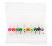 Cloimei 10 pezzi professionali micro punte da trapano elicoidali in acciaio al tungsteno punte per incisione PCB set 0.3mm 0.4mm 0.5mm 0.6mm 0.7mm 0.8mm 0.9mm 1.0mm 1.1mm 1.2mm per
