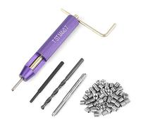 Cloimei 50 pezzi inserti filettati elicoidali in filo a spirale in acciaio inossidabile M4 x 2D inserti di riparazione filettatura per lega di alluminio e magnesio di connessione