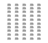 Cloimei 50 pezzi inserti filettati per filo unità USA inserti per boccole a vite strumento per fori filettati 1/4 pollici 20 per apparecchiature meccaniche e automobilistiche kit d (Maggio)