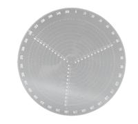 Cloimei Bussola per ricerca centrale rotonda Strumento per disegnare cerchi in acrilico ad alta precisione con diametro di 300 mm per artisti del legno e progetti fai-da-te Misuraz