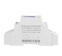 Cloimei Contatore di energia LCD digitale Monitor del consumo energetico con montaggio su guida DIN monofase Display retroilluminato dal design compatto per impianti elettrici dome