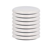 Cloimei Cuscinetti mobili riutilizzabili rotondi per carichi pesanti, confezione 8, per mobili, protezione antigraffio, per tappeti, tappeti, pavimenti duri, verde pisello (5 pollici)