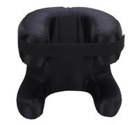 Cloimei Cuscino viso in seta con memory foam, cuscino ergonomico per il sonno, supporto per la schiena, cuscino morbido e imbottito per donne e uomini (Nera)
