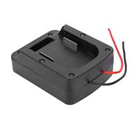 Cloimei Dock di supporto per adattatore per batteria in ABS premium, vestibilità per accessori per utensili elettrici a batteria agli ioni di litio da 18 V BL, collegamento cavo f
