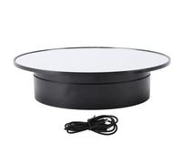 Cloimei Espositore girevole motorizzato Supporto per giradischi alimentato a batteria USB per carichi pesanti, capacità di 8,8 libbre, a basso rumore, per mostre fotografiche di pr