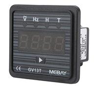 Cloimei Generatore Voltmetro Digitale Misuratore Multifunzione Display Digitale AC Tensione Frequenza Monitor Tempo di Esecuzione per Set Elettrogeno di Controllo Industriale Plast (AC220V)